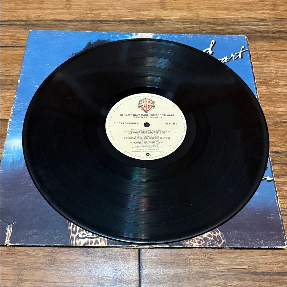 Rod Stewart  Blondes Have More Fun LP Vinyl Record (1978, Warner Bros. BSK 3261) - Picture 4 of 6